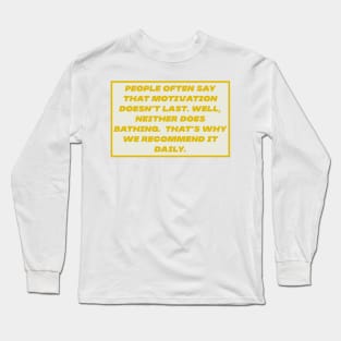 Consistency Long Sleeve T-Shirt